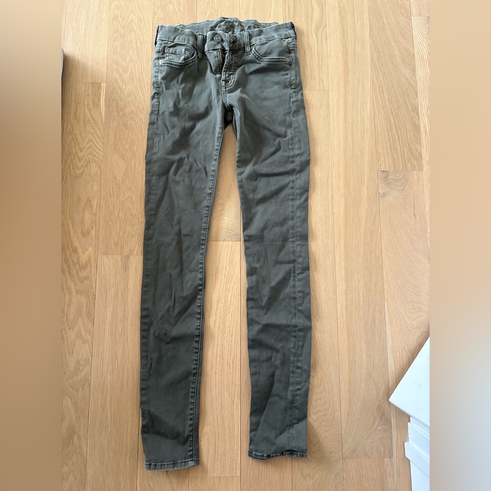 Seven7 Skinny Jeans in Olive